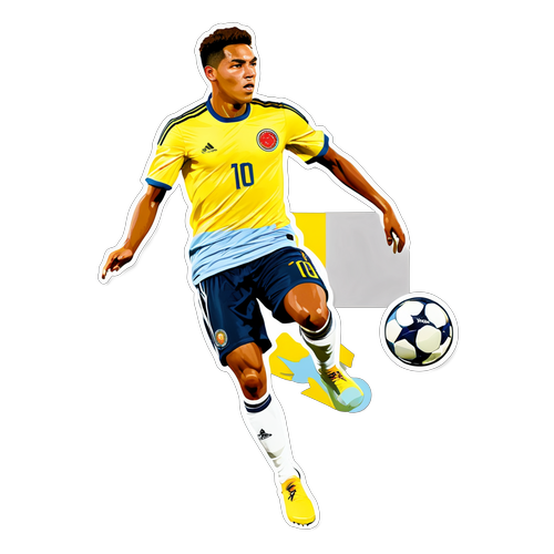 Sticker con los colores de Colombia Sub-20