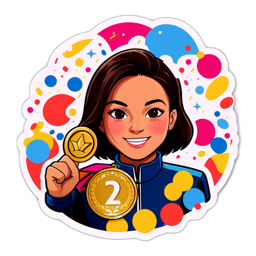 Kamila Sellier met Medaille