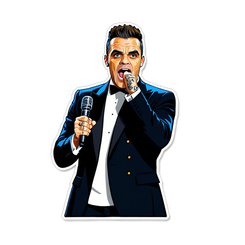 Robbie Williams Valt Voor Zijn Fans: Een Ongelooflijke Show waarin Hij 'Let Me Entertain You' Samen zingt!