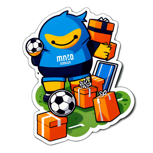 Stiker Ceria Mewakili Pengaruh Amazon di Dunia Olahraga