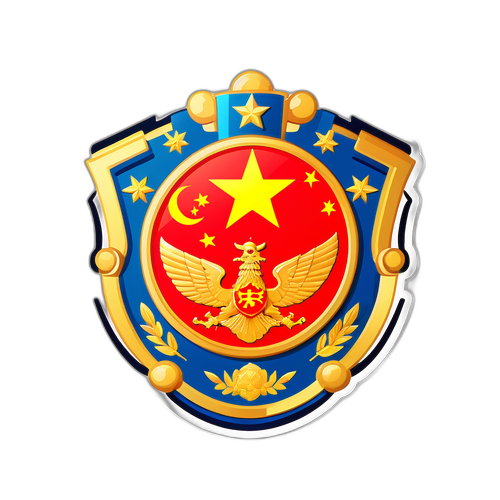 中国军队游行徽章