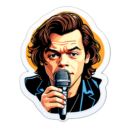 Stylový portrét Harryho Stylese