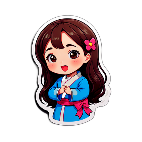 강예원 캐릭터 스티커