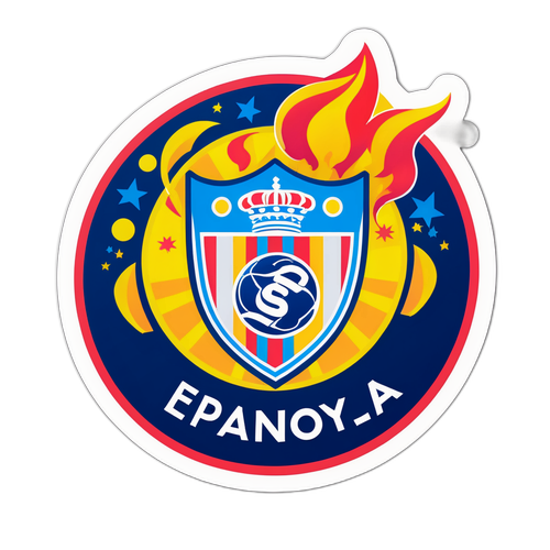 Sticker für Espanyol – Leidenschaft und Gemeinschaft