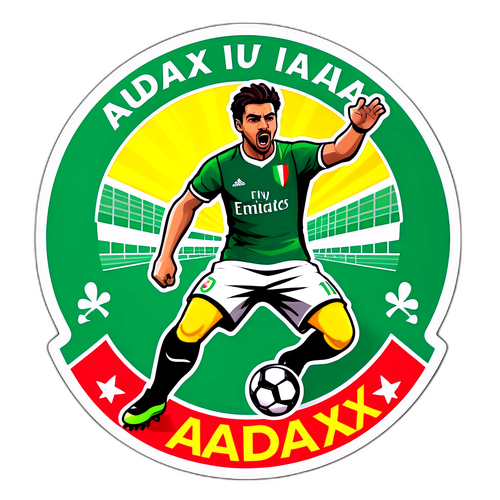 Sticker de Audax Italiano en un partido