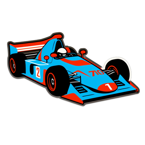 Coche de carrera estilizado en honor a Tito Bessone