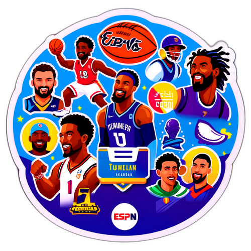 Engaging ESPN Fantasy Sticker