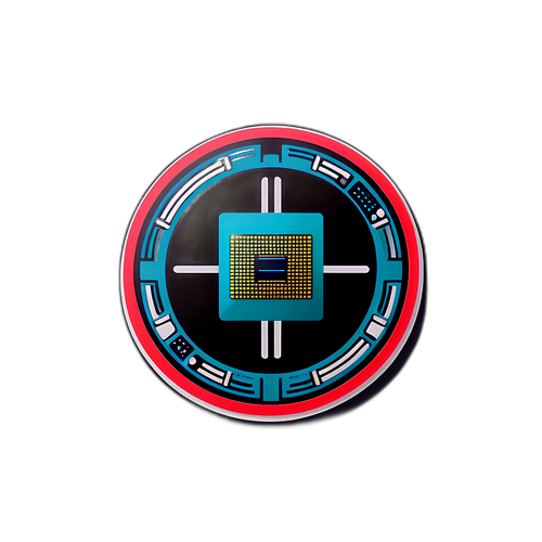 삼성 전자의 반도체 이미지 스티커 디자인