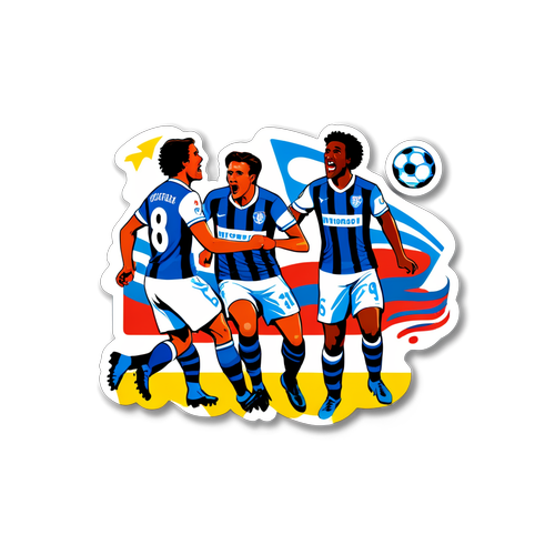 Illustratie van een spannend voetbalmoment tussen Heerenveen en PSV