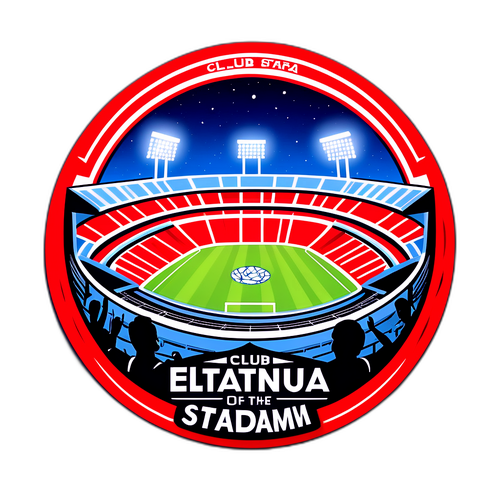 Arte Gráfica do Estádio do Club Estudiantes de La Plata à Noite