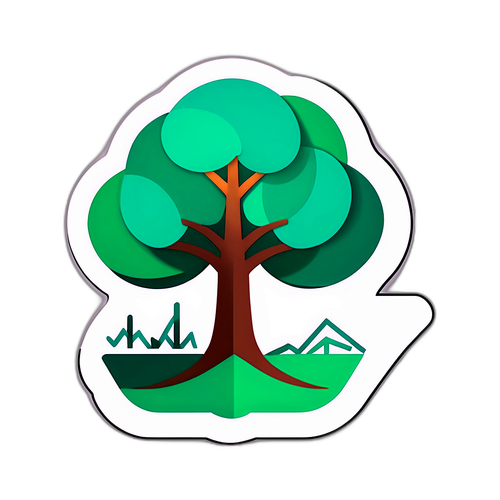 Modern 'Landbank' Sticker