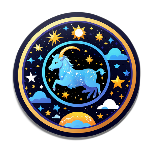 星空與星座力量貼紙