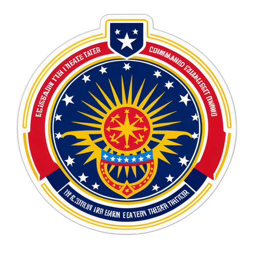 东部战区标志贴纸