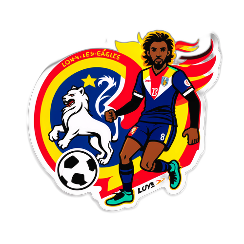 Stiker Dinamik Lyon dan Go Ahead Eagles