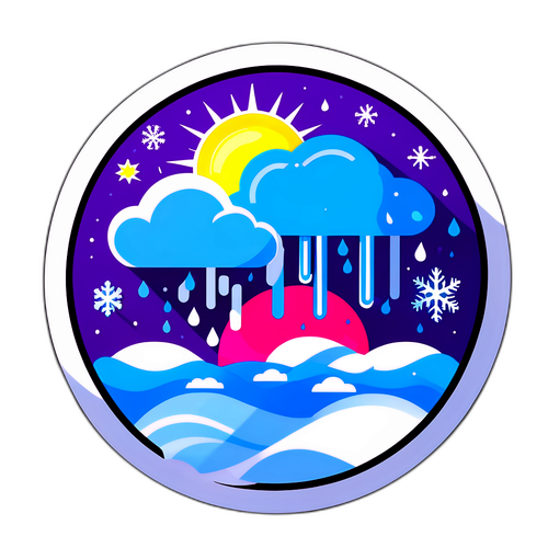 Panahon Sticker: Mula Araw Hanggang Niyebe