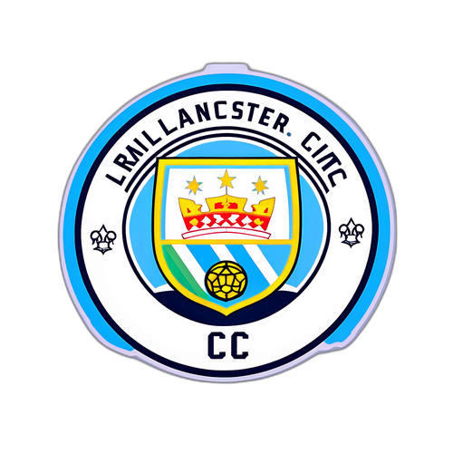 Stiker Minimalis untuk 'Sunderland A.F.C. lwn Manchester City F.C.'