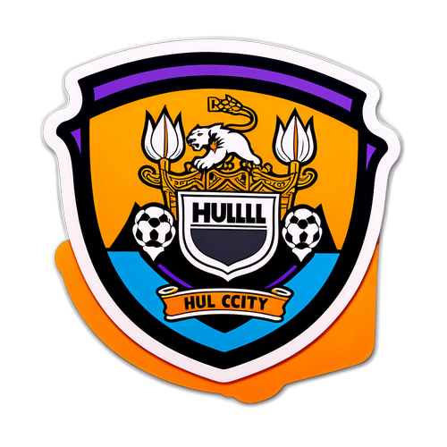 Orijinal Sticker - Hull City Stadyumu ve Takımı