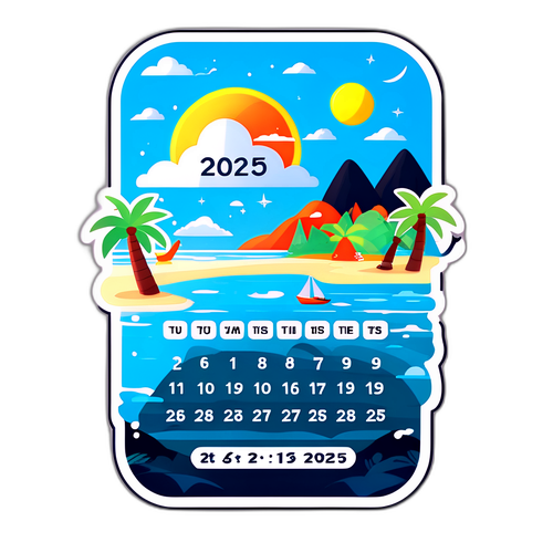 2025長假計劃貼紙