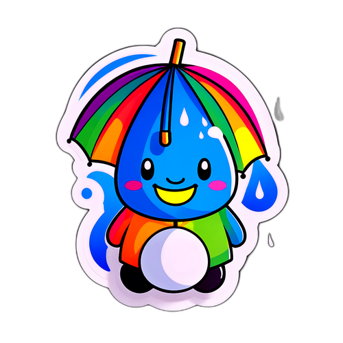 क्यूट बारिश बूंदा