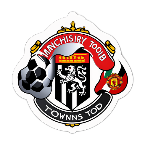 Sticker: Pagsasanib ng Grimsby Town at Manchester United