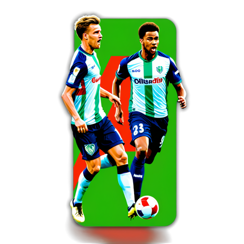 Sticker voor de wedstrijd Groningen - Willem II