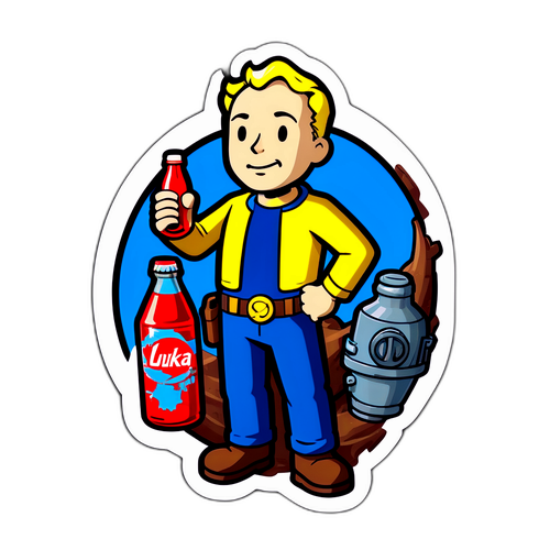 Whimsical Fallout Remastered Sticker