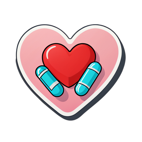 Pill-vormige herinnering met medicatie tegen hoge bloeddruk