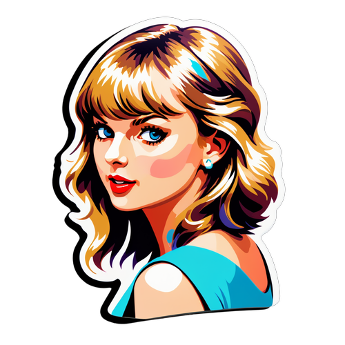 Descoperă Lumea Magică a Taylor Swift: Sticker-ul Care Îți Va Încânta Inima și Fuezi Melodiile!