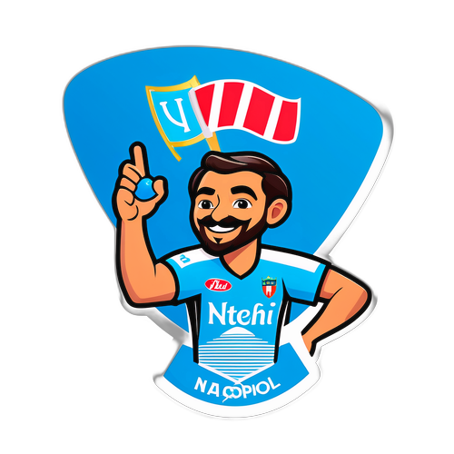 สติกเกอร์ของนาโปลีในระหว่างการแข่งขันสำคัญ