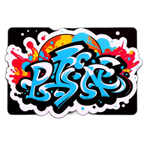 Adesivo PCC - Arte de Graffiti Urbana