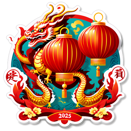 Lunar New Year 2025 Festive Sticker