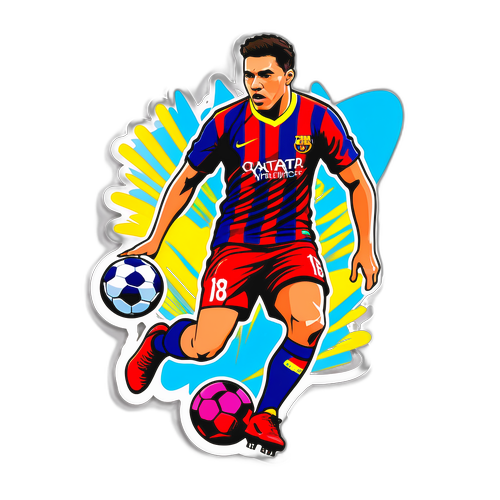 Stiker Bergaya Vinícius Júnior