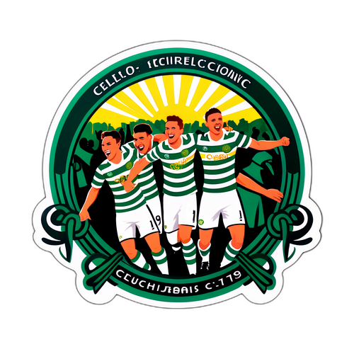 สติกเกอร์ทีมเซลติกเฉลิมฉลองชัยชนะ