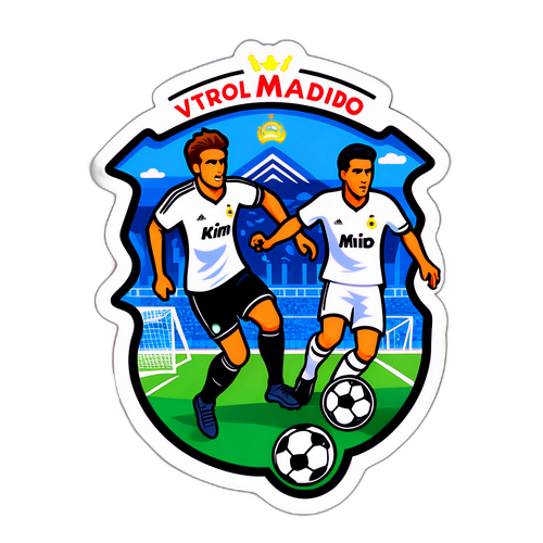 Makulay na Disenyo ng Sticker para sa WSG Tirol vs Real Madrid