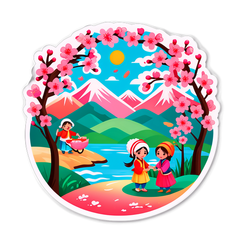 桃花源 sticker