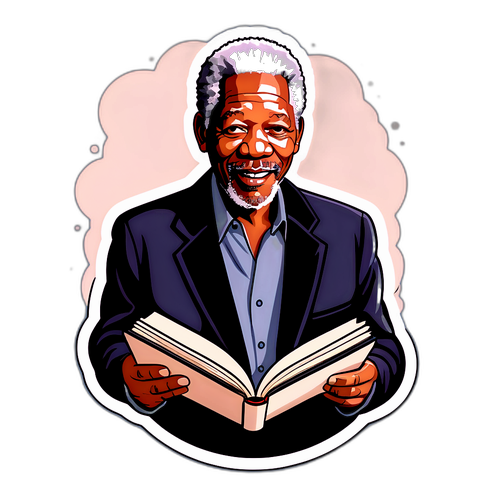 Morgan Freeman Storyteller Sticker