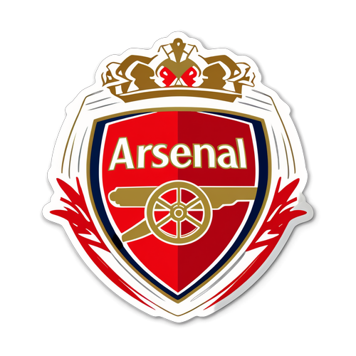 Thiết kế sticker cho trận Arsenal vs Monaco