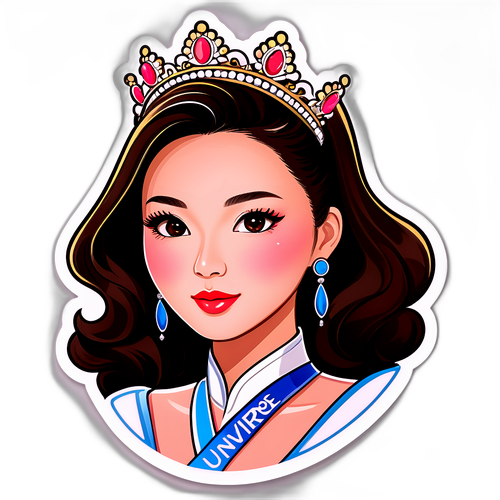 赵娜荣获环球小姐比赛的胜利