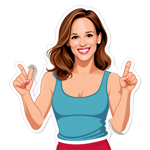 Puno ng Charm! Sticker na Sumasalamin sa Versatilidad ni Jennifer Garner!