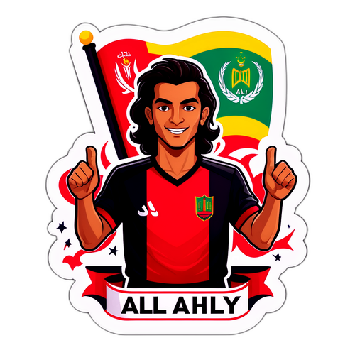 Sticker ya Mashabiki wa Al Ahly