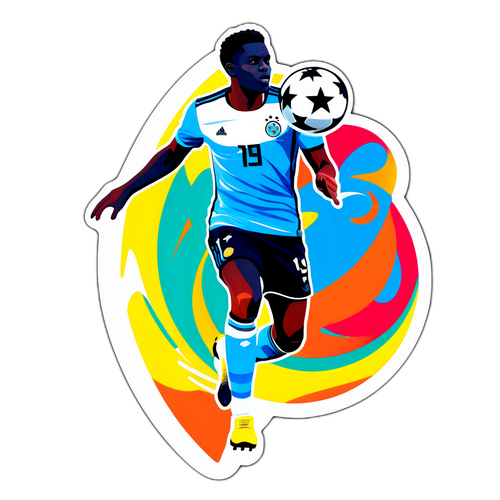 Picha ya Mtindo wa Alexander Isak Akipiga Mpira
