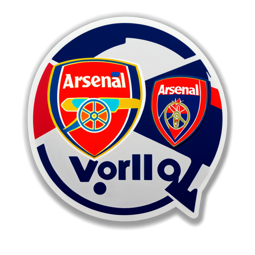 Perlawanan Epik Arsenal vs Lyon: Warna, Logo & Semangat Bolasepak dalam Sticker Menarik!