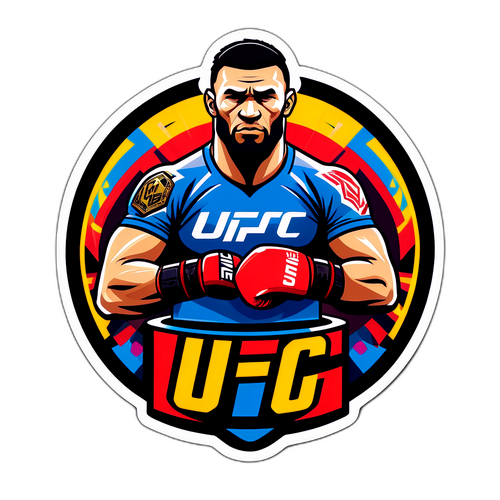 Наклейка чемпіонату UFC