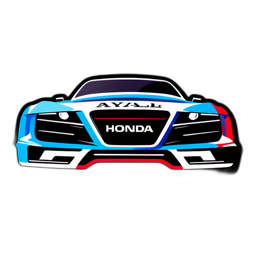 Sticker ng Honda na may Logo ng Ayala Group