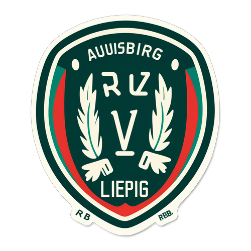 Retro-Sticker für Augsburg gegen RB Leipzig