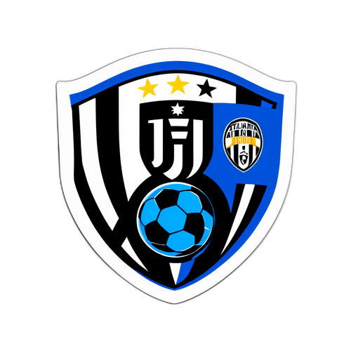 Návrh nálepky pro fanoušky Atalanty a Juventusu