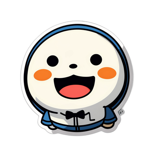 ユニークキャラクターステッカー