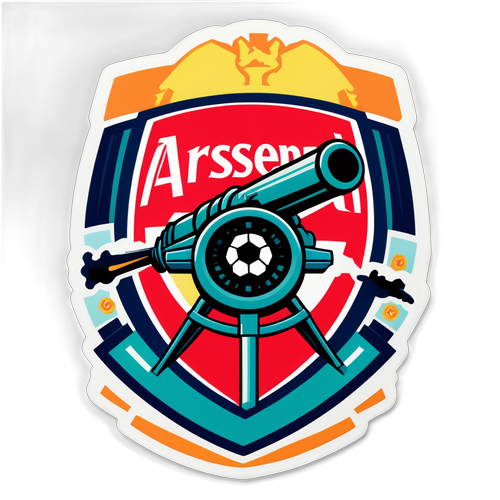 Sticker Hebat: Gabungan Senjata Arsenal dan Stadium Ikonik Mereka!