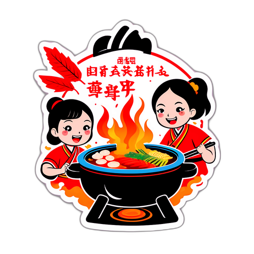 重庆火锅文化幽默表现