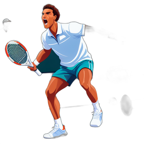 बेन शेल्टन का टेनिस कोर्ट पर प्रदर्शन